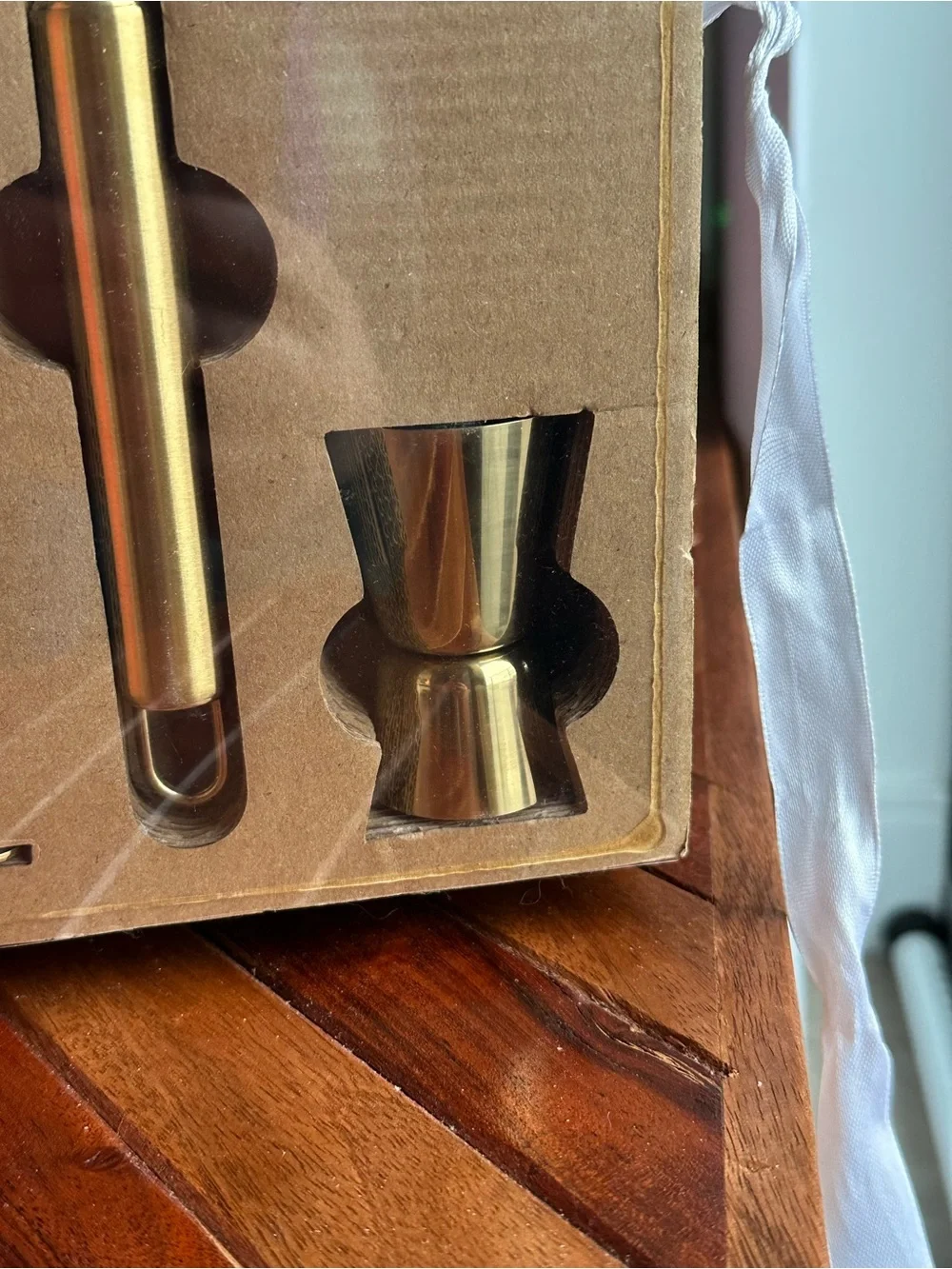 BKLYN Steel Co Spritz 3-Piece Gold Bar Tool Set Aperol Cocktail Gift Bar Cart